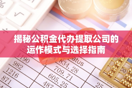 滨江揭秘公积金代办提取公司的运作模式与选择指南