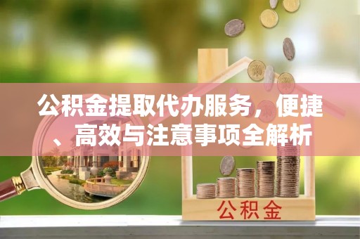 滨江公积金提取代办服务，便捷、高效与注意事项全解析